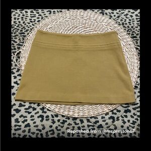 Theory wool Blend mini in Gold mustard color Size 12